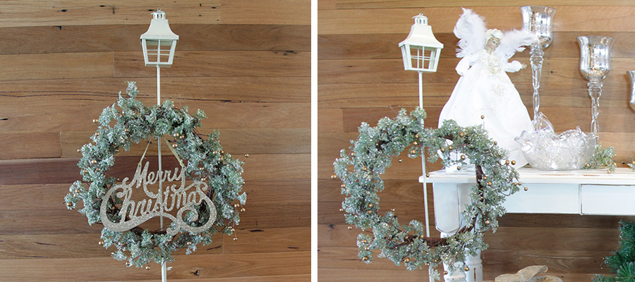 wreath table centrepiece